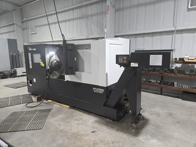 2022 Hyundai HD3100 CNC Lathe w/ Tailstock