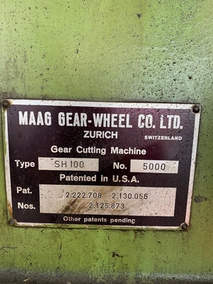 MAAG Gear Shaper