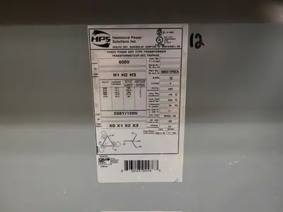 Used HAMMOND POWER SOLUTIONS INC. NMK015PBCN Transformers British Columbia CA | Lenmark #265669