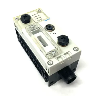 USED FESTO ETHERNET/IP MODBUS® TCP NODE 1912451, CPX-GE-EV-S INTERLINK BLOCK