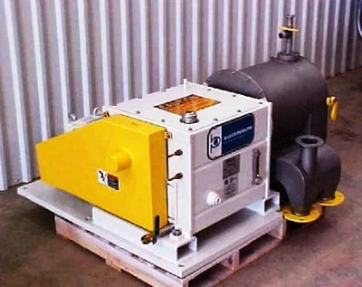Baker-Perkins S-8 pusher centrifuge, 316SS.