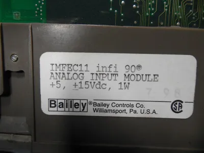 Bailey Controls IMFEC11 infi 90 Analog Input Module Used