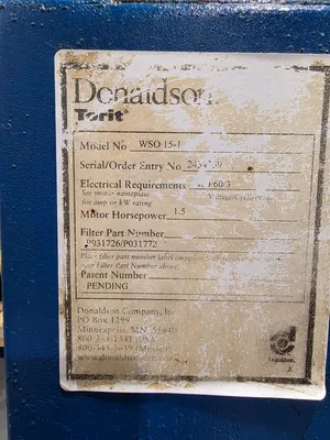 DONALDSON TORIT WSO 15-1 Tooling | GMT (11)