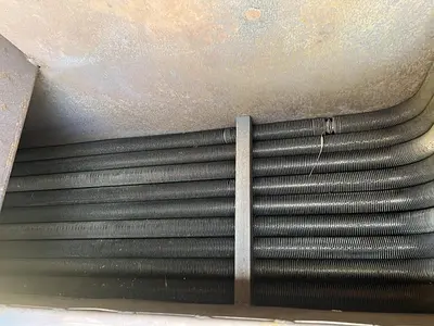 Heat Exchanger, Air, 2,528 SF, 550 deg F, Cain Industries #S744457