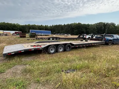 Used 2021 LAMAR H8024037 Flatbed Trailers Wisconsin US | Proxy Equipment #1378453