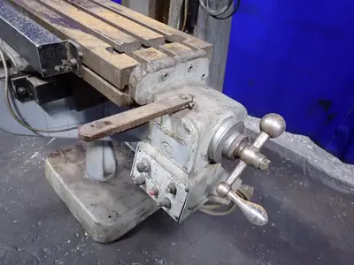 Bridgeport 42" X 9" Vertical Mill