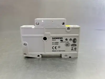 USED Siemens 5SX21 B10 Single-Pole Breaker, 230/400V, Lot of 2