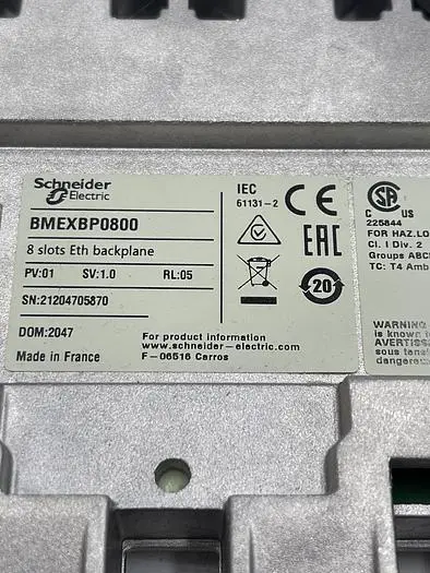 New | in-Stock SCHNEIDER ELECTRIC SCHNEIDER ELECTRIC BMEXBP0800 Misc Electrical & Power Parts | ND Industrial Surplus #1212712