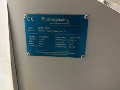 USED SCHEUGENPFLUG LIQUID MATERIAL MIXER & BARREL AGITATOR SYSTEM