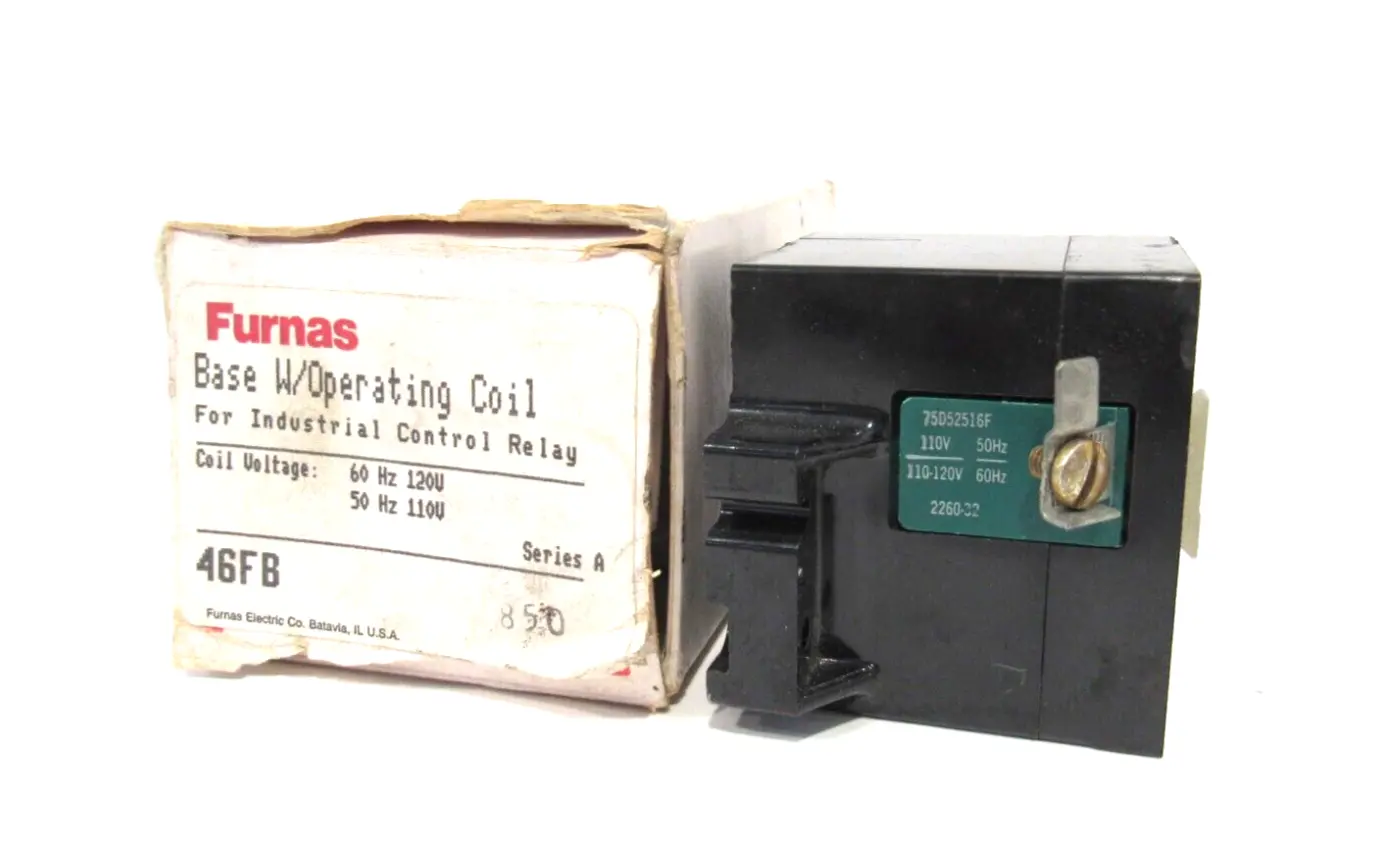 NEW FURNAS 46FB BASE W/ OPERATING COIL
