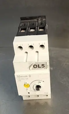 Moeller PKZM4-40 Circuit Breaker 50/60Hz +BK50/3 (BIN3.2.4)