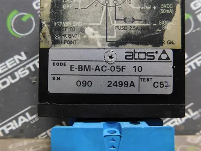 atos E-BM-AC-05F 10 Amplifier Module Used