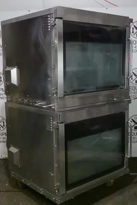 HARDT NATURAL GAS DOUBLE STACKED COMMERCIAL ROTISSERIE MODEL INFERNO 4500 (CAPACITY 80 CHICKENS)