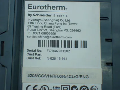 Used EUROTHERM 3208/CC/VH/RRX/R/4CL/G/ENG Temperature Controls Ohio US | HGR 24 #802947