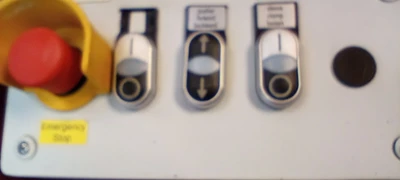 RITTAL JUNCTION BOX + CONTACT & TERMINAL BLOCKS + EMERGENCY  STOPS+  3  PUSH BUT