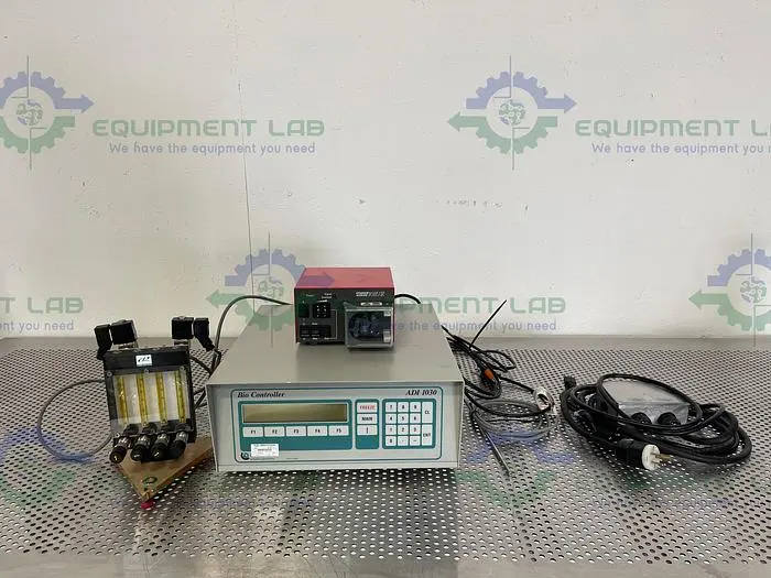 Used APPLIKON ADI 1030 BIO CONTROLLER W/ WATSON MARLOW 101U/R, COLE PARMER FLOWMETER Fermenters / Bioreactors California US | Equipment Lab #487812
