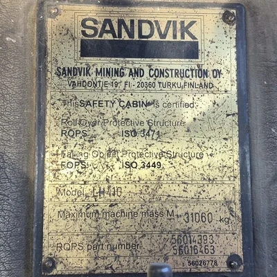 USED 2013 SANDVIK LH410