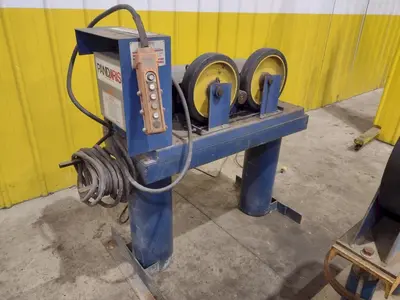 6,000 LB PANDJIRIS MODEL PIPER 3 TANK TURNING ROLLS, DRIVE & IDLERS, 110V : YOBRO 24750