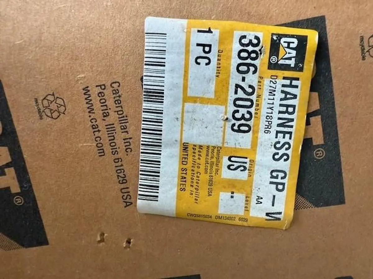CAT Engine Electronic Control Module Wiring Harness PN: 386-2039