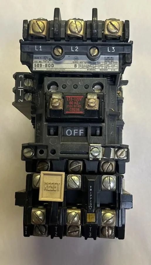 Used ALLEN-BRADLEY 509-BOD Industrial Controls Ohio US | Surplus Asset Holdings #1243200