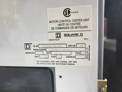 USED SQUARE D MODEL 6