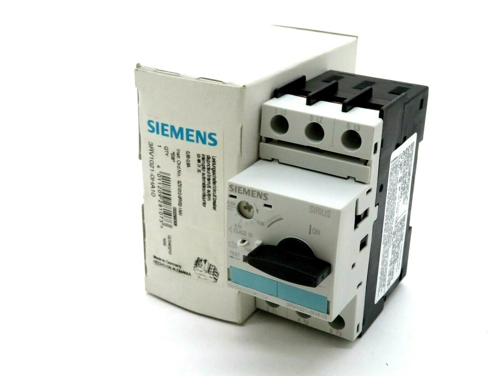 NEW SIEMENS 3RV1021-0HA10 CIRCUIT BREAKER 3RV10210HA10