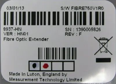 NEW HONEYWELL 8937-HN FIBRE OPTIC EXTENDER 8937HN REV. F VER. HN01