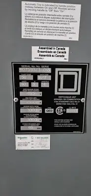 USED 2017 SQUARE D QED