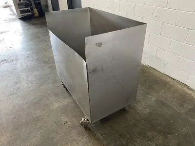 Rolling SS Ingredient Bin
