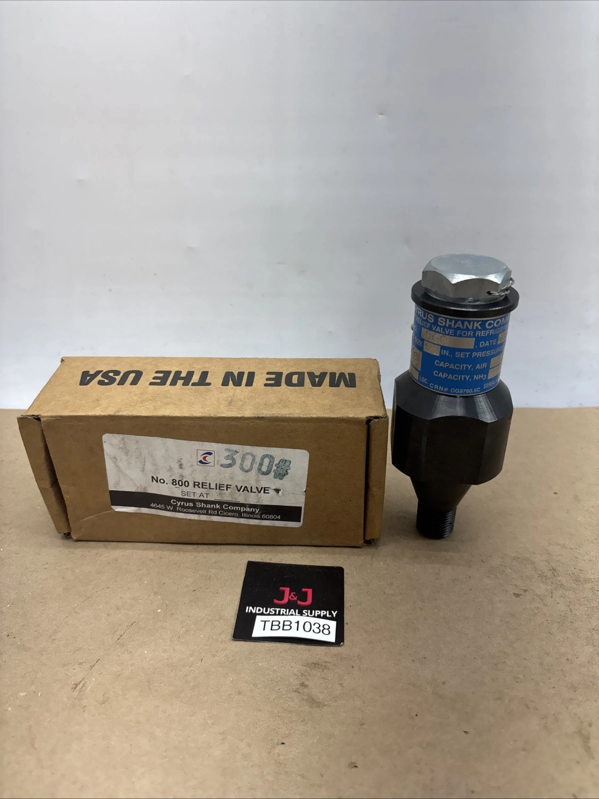 NEW Cyrus Shank 800/300 Psi