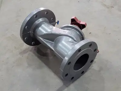 Tour and Anderson 4" Class 150 Stad Steel Balancing Valve (flanged)