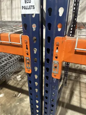 16' X 48" PALLET RACKING SYSTEM: STOCK #19476