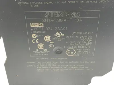 NEW SIEMENS 6EP1334-2AA01 POWER SUPPLY 6EP1334-2AA01