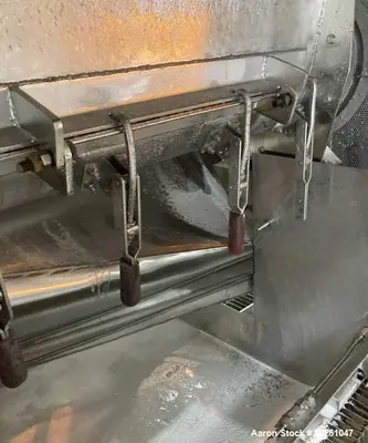 Used FMC Model EL-103 Stainless Steel Rotary Dryer – 4.5' Diameter x 20' Long Steam Heated Dryer