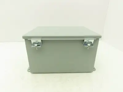 Hoffman A-10086CH Electrical Enclosure JIC Switch Panel Box 10x8x6" Wall Mount