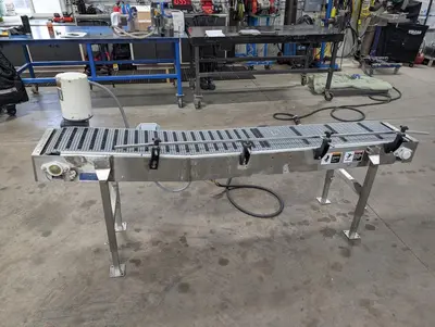 Laughlin SS Plastic Belt Incline Conveyor
