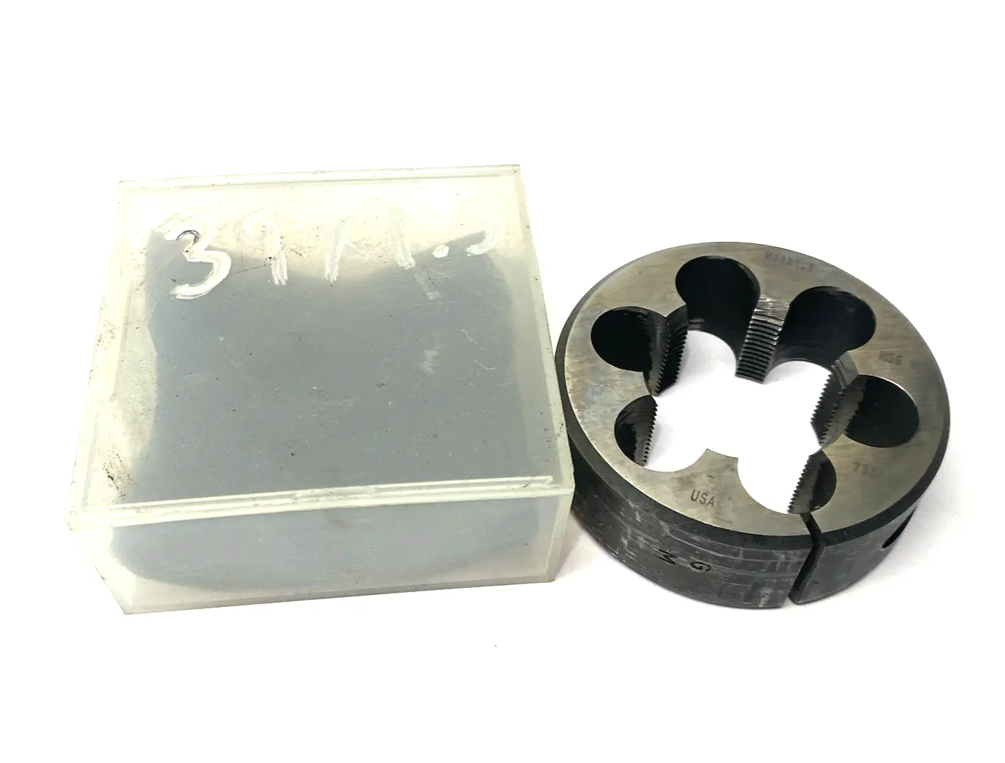 None | M39x1.5 HSS 6-Hole Round Thread Die - Used