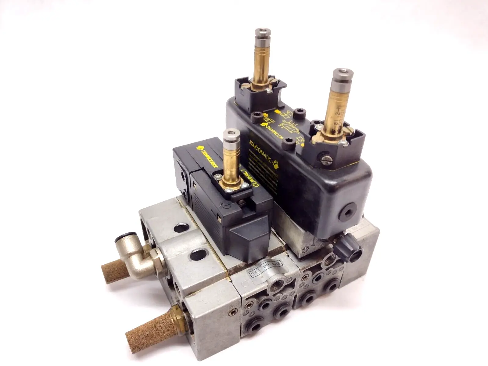 346 00 173, 355 00 087, 355 00 088 | Joucomatic Compact1 Pneumatic Manifold  - Used