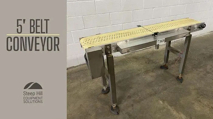 5' Flat Belt Conveyor