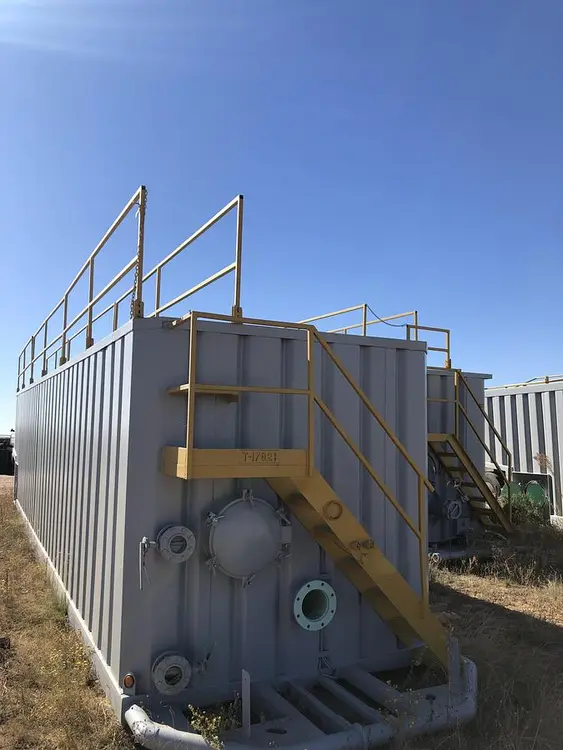 Used 2015 DRAGON 500BBL WEIR WALL FRAC TANKS Carbon Steel Tanks US | Bx Tank Supply #1125961