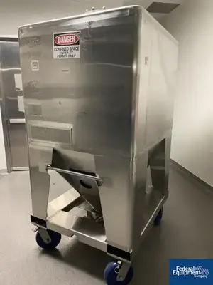 USED TOTE Systems 48" x 42" x 40" Tote Systems Stainless Steel Transfer Bins