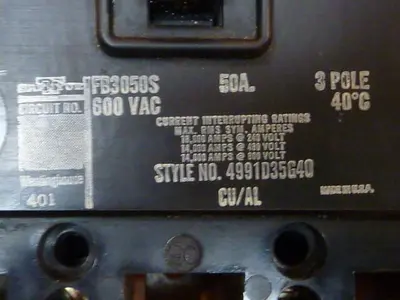 USED WESTINGHOUSE FB3050S