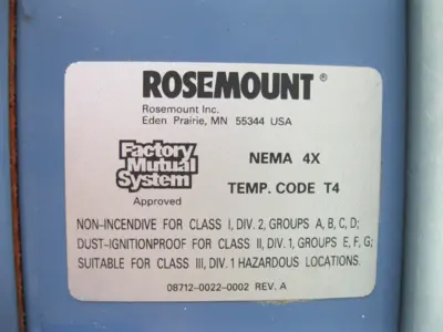USED Rosemount 8712 CR12M4