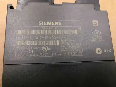 SIEMENS SIMATIC S7 6ES7 307-1EA00-0AA0 Switching Power Supply 230/120VAC 24VDC