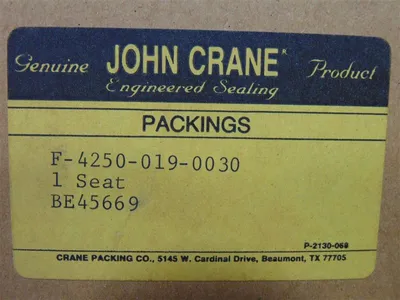 John Crane F-4250-019-0030 Seal Seat BE45669 New NIB