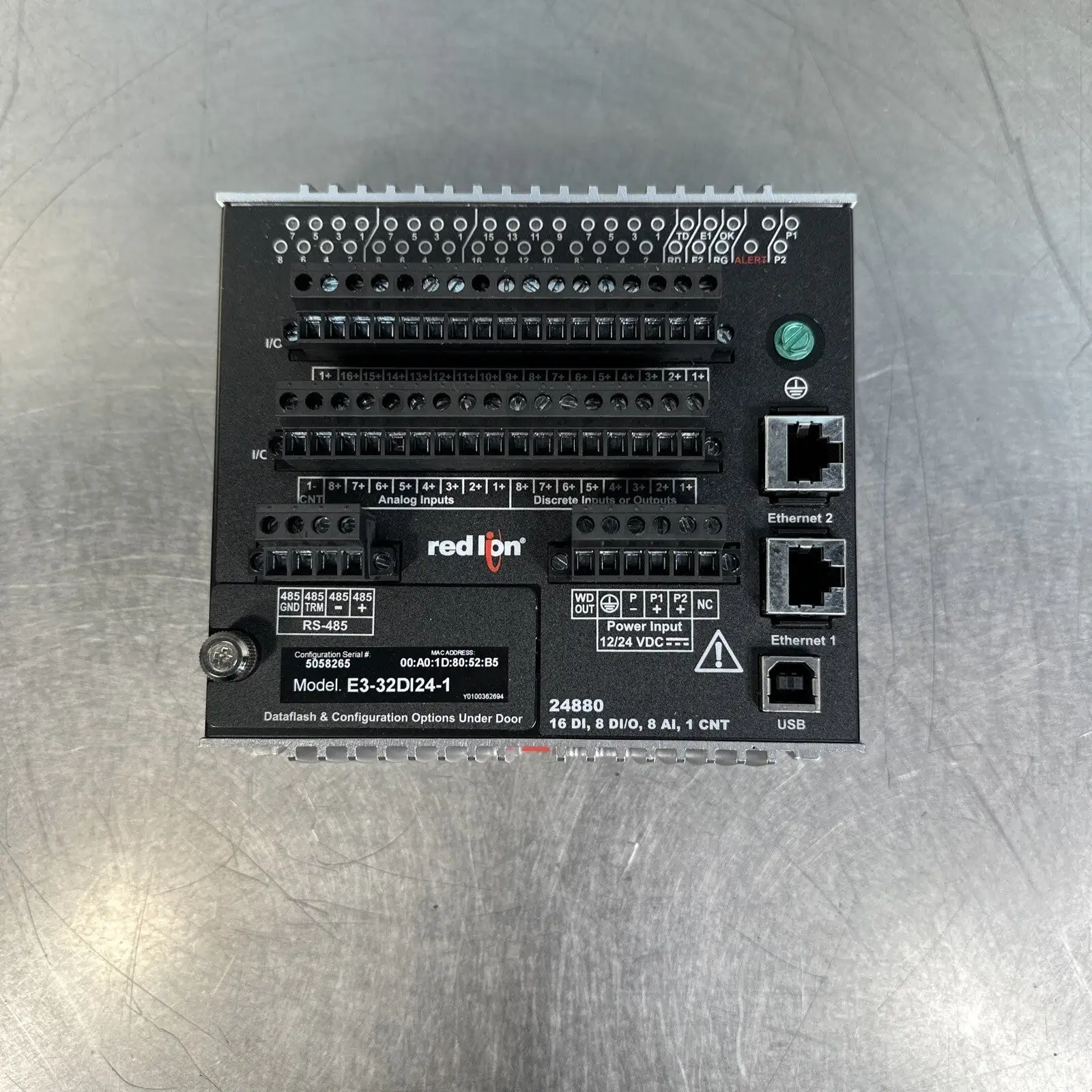 Red Lion E3-32DI24-1 I/O Module (BIN-1.3.4)