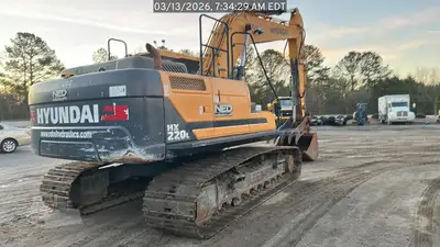 Used 2016 HYUNDAI HX220L Crawler Excavators South Carolina US | National Equipment Dealers #1422433