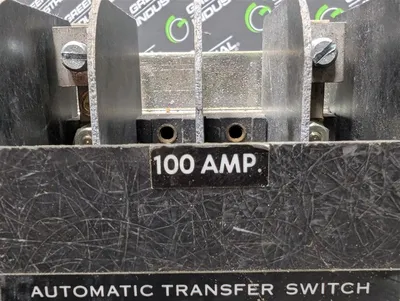 100 Amp ASCO Issue 231 K010051376 Automatic Transfer Switch 480V Used