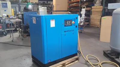 2025 Maximus 15 HP 63 CFM Direct Drive Rotary Screw Air Compressor 230V 3 Phase