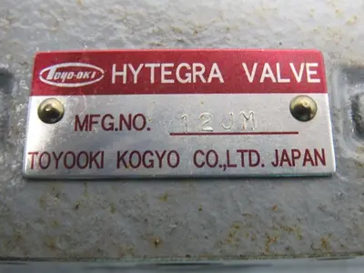 Toyo-Oki Hytegra 12JM Hydraulic Valve